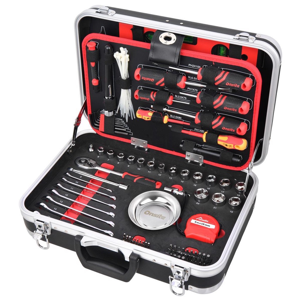 Jogo Kit De Ferramentas Com Maleta Rígida 111 Peças (780111)  - Onsite em Oferta na Shopee