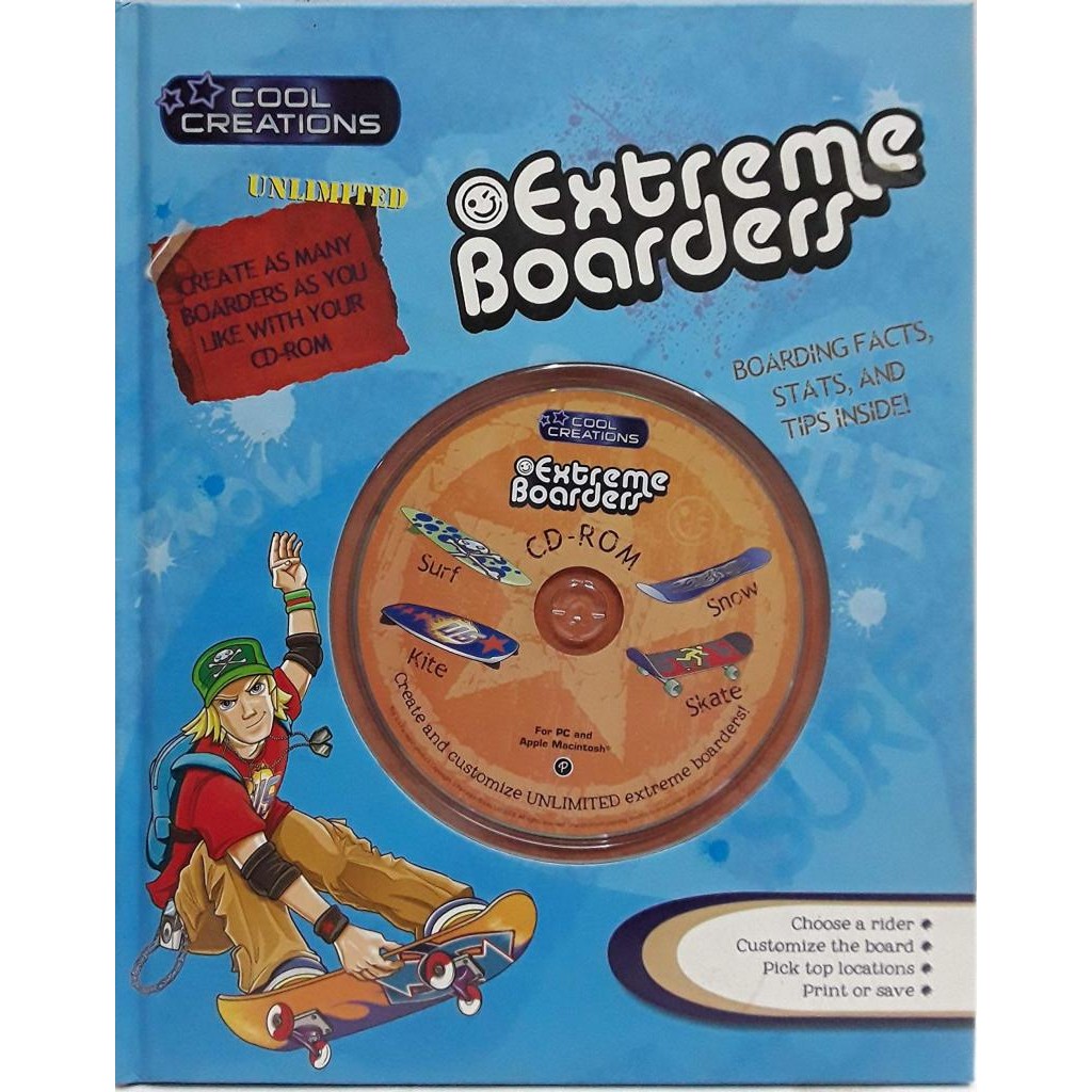 Livro: Extreme Boarders: Create and Customize Unlimited Extreme Boarders! Autor: Matt e Richard (Inglês, Novo, Lacrado)