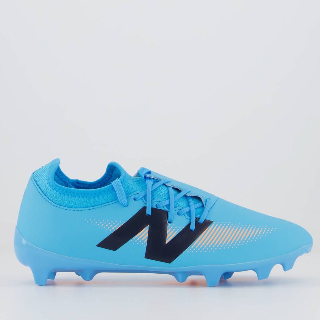 Chuteira New Balance Furon Dispatch FG 7+ Campo Azul