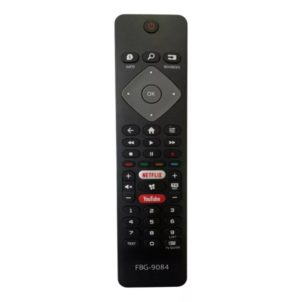 Controle Remoto Para Tv Philips Smart FBG 9084 SKY 9084 KA 2921 LE 7721 58PUG6654/78 - 58PUG7625/78