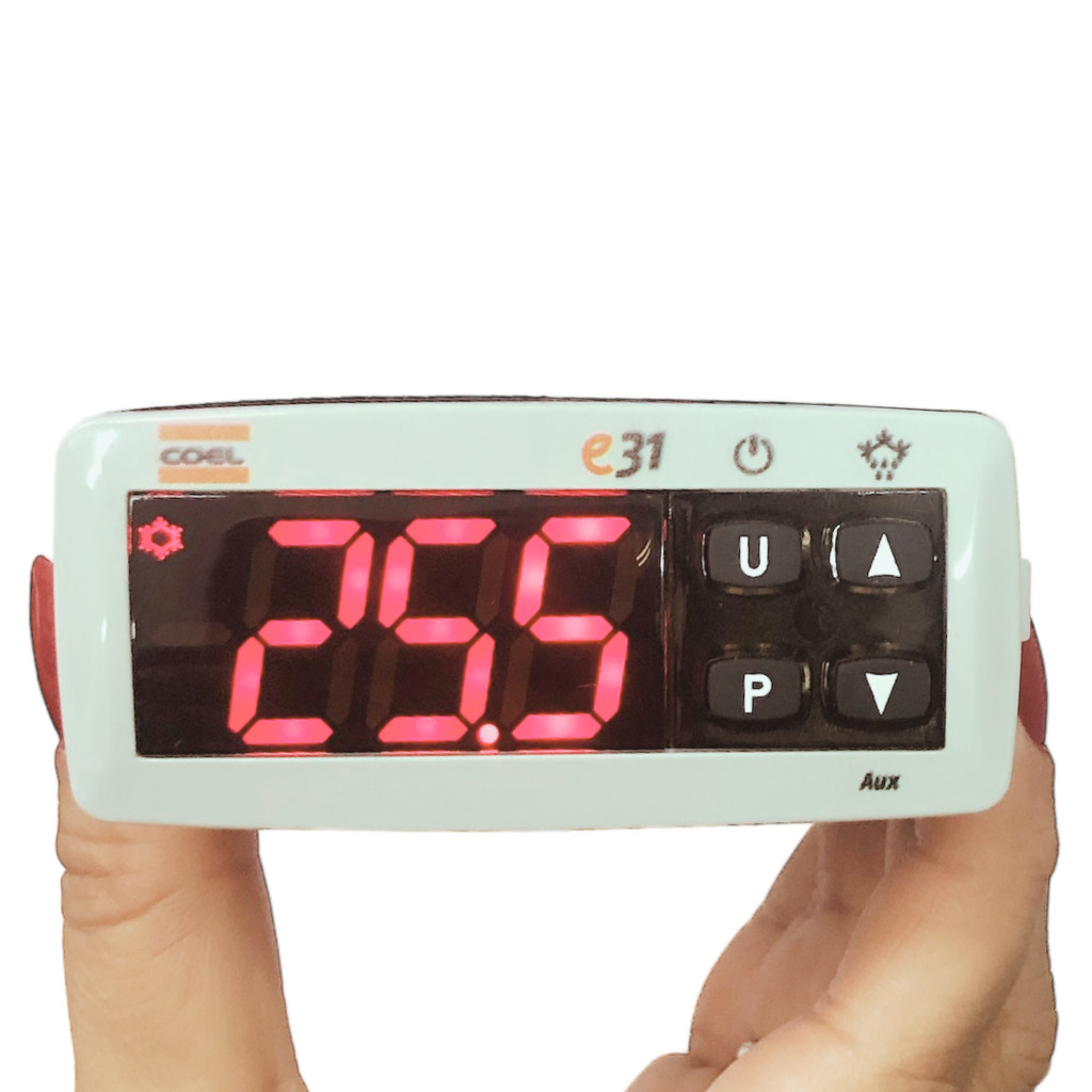 KIT 2 CONTROLADOR REFRIGERAÇÃO COM DEGELO E31 COEL