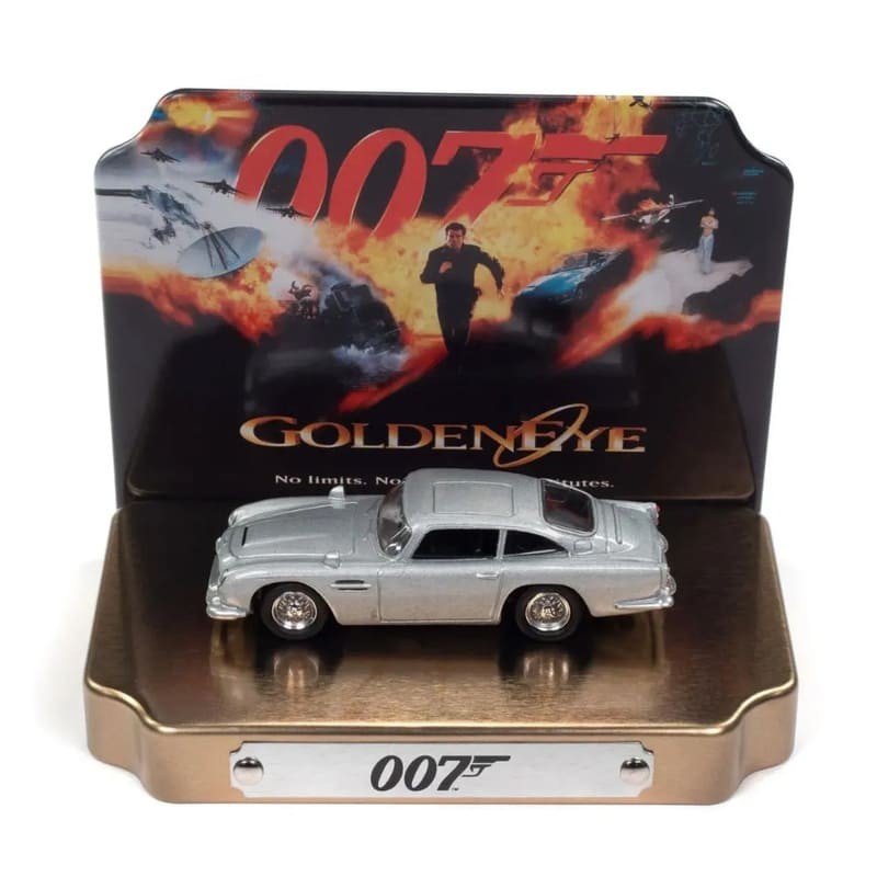 Diorama 007 Aston Martin DB5 Goldeneye 1:64 Johnny Lightning