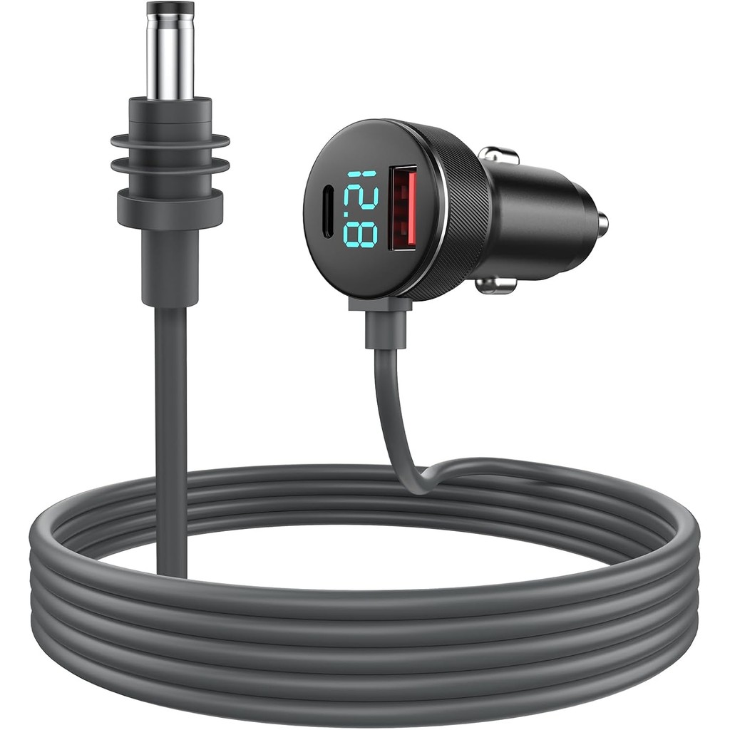2m/3M Para Starlink Mini Carregador De Carro Duplo USB 12V-24V DC Cabo & Voltímetro Isqueiro À Prova Dwaterproof Água
