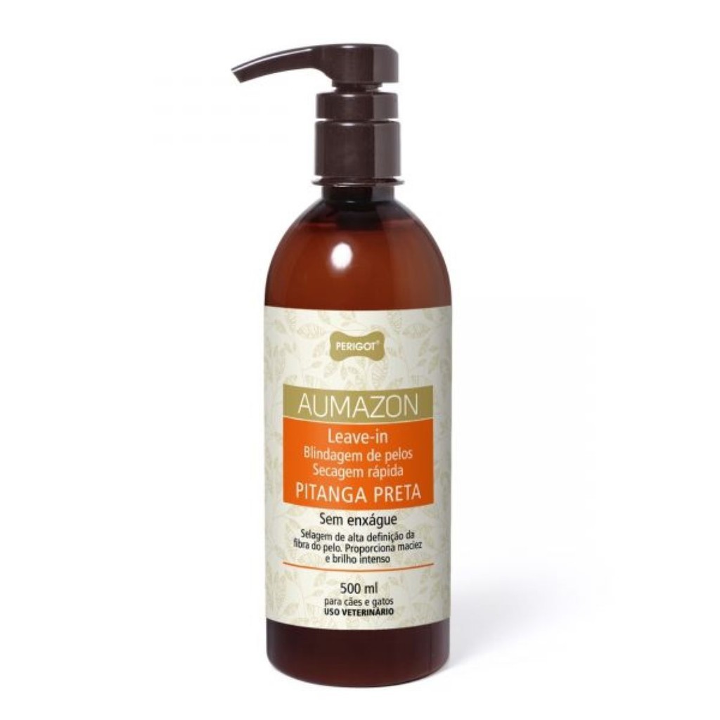 Creme Hidratante Leave In Secagem Rápida Pitanga Preta com Protetor Térmico 500ml Perigot