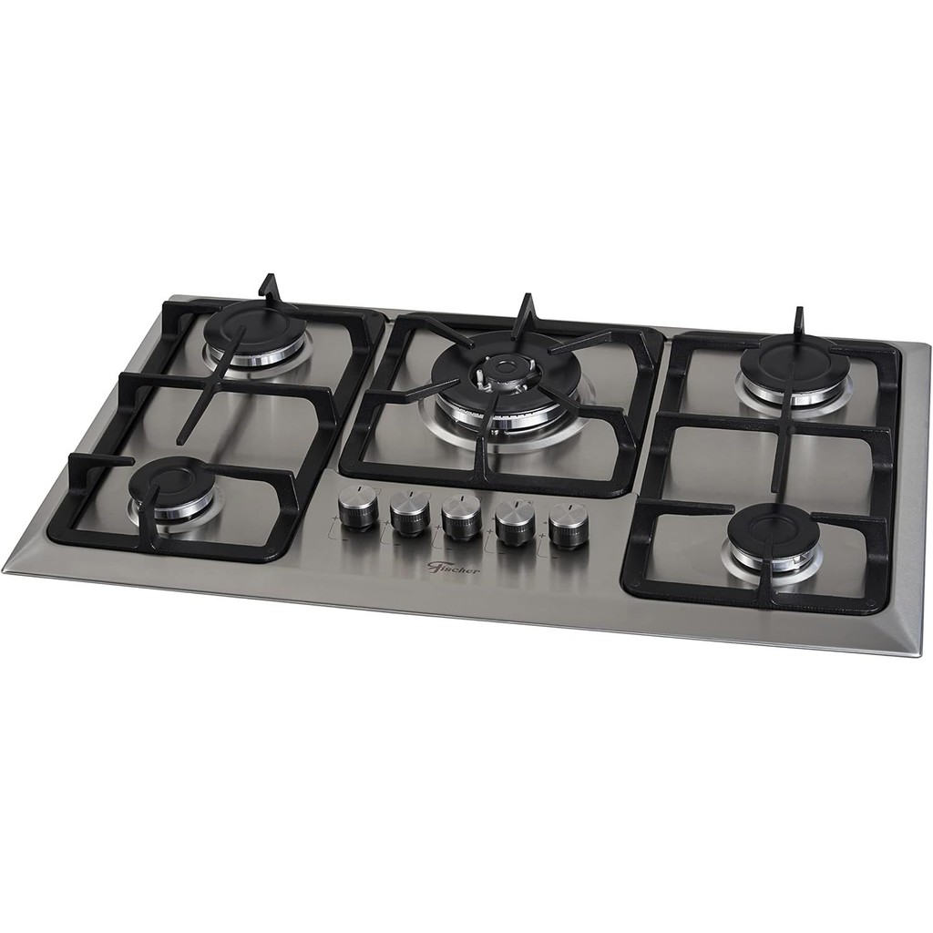 Fogao Cooktop 5 Bocas Fischer Inox Bivolt