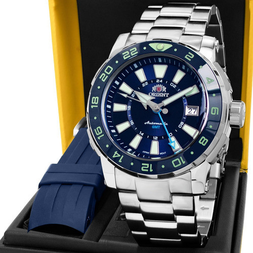 Relógio Orient Masculino Automático Troca Pulseira NH3SS003D1SX