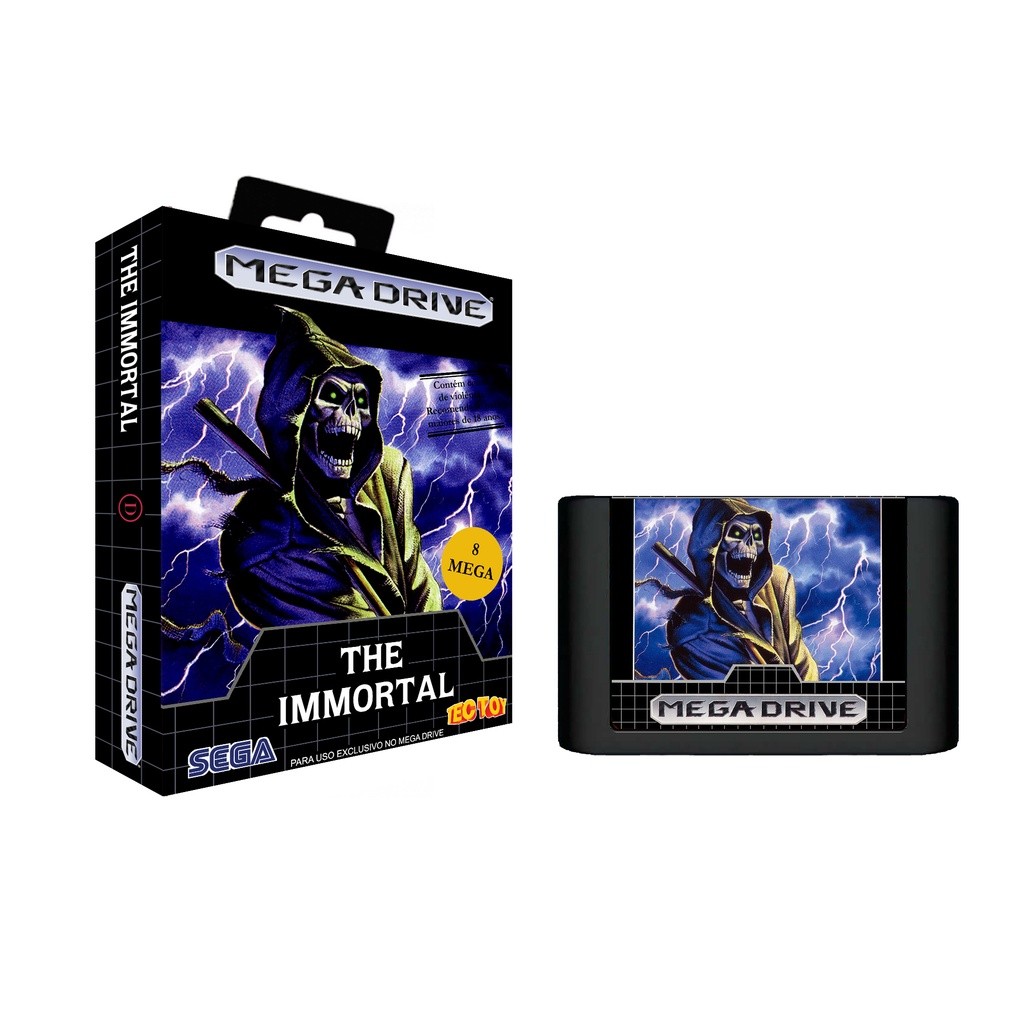 Jogo The Immortal para mega drive com caixa plástica novo