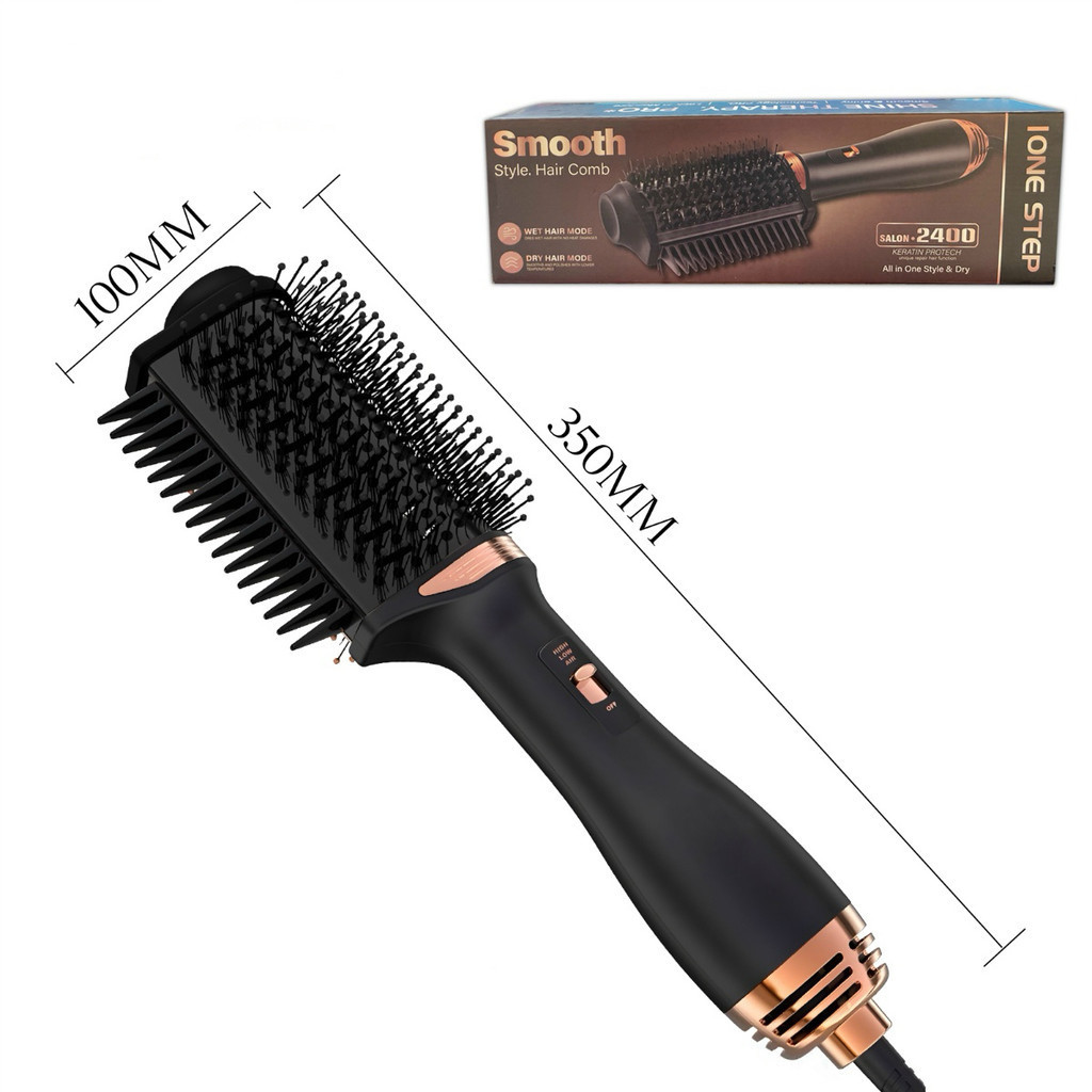 Escova Modeladora De Ar Quente Elétrica Portátil 3 Em 1, Secador De Cabelo Multifuncional 110V ANJGG