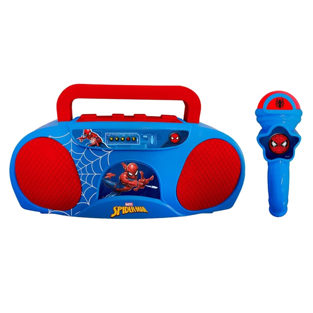 Brinquedo Infantil Boombox Karaoke - Homem Aranha Candide - 5871 em Oferta na Shopee