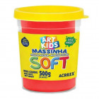 Massinha para Modelar Soft 500G Vermelho Acrilex - Stationery