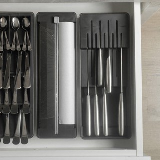 Organizador e cortador de rolos duplo Ou Linha Clear em Oferta na Shopee