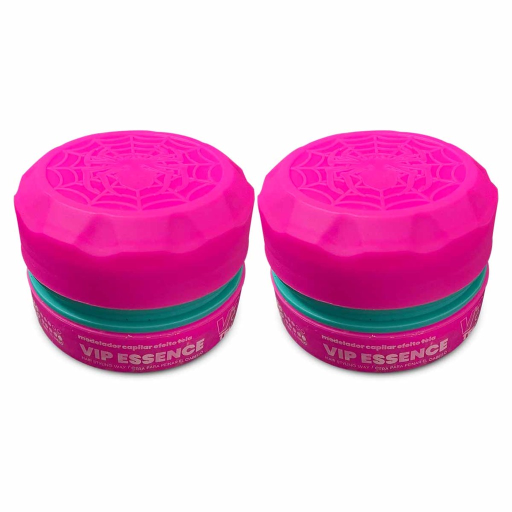 Kit 2x Pasta Para Cabelo Teia Vip Essence V3 80g Alfa Look`s