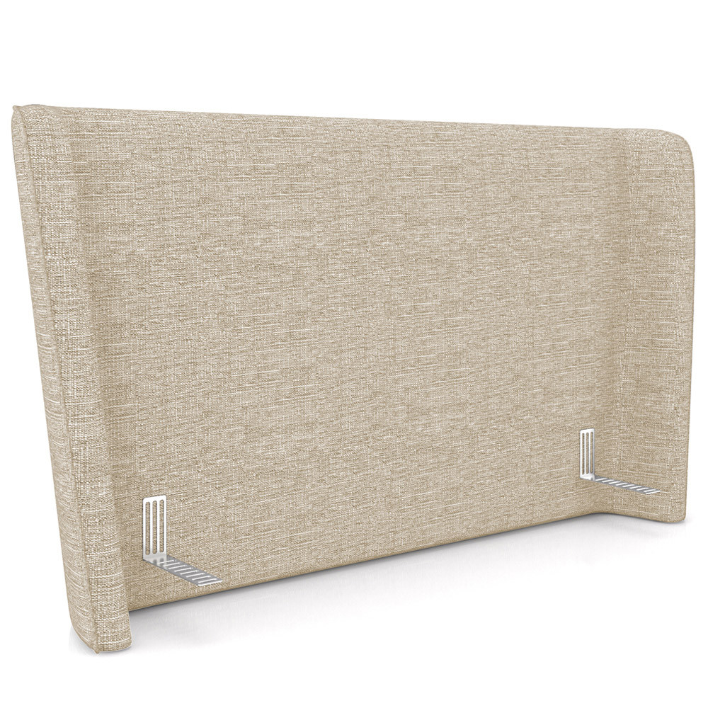 Cabeceira Cama Box Queen 160cm Nilo P05 Linho Bege Escuro - Lyam Decor em Oferta na Shopee