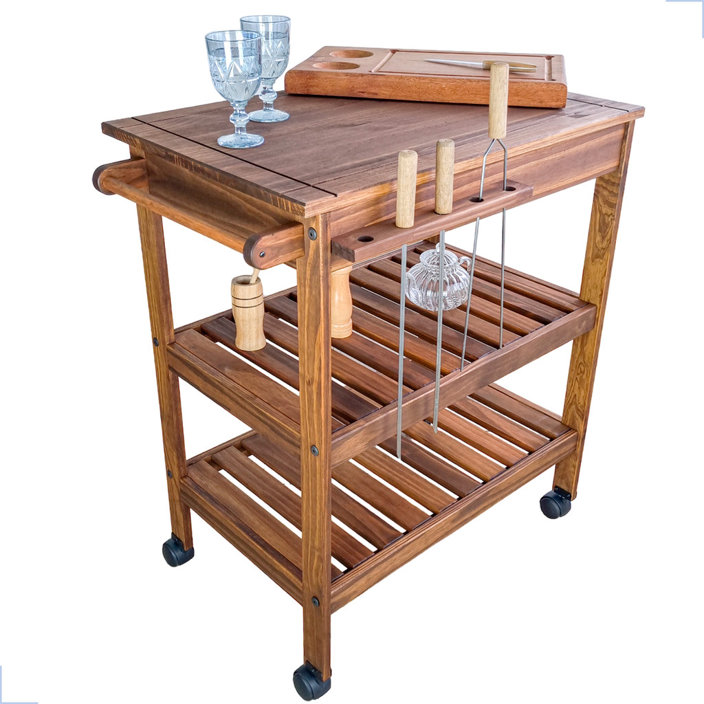 Carrinho de Churrasco Mesa Gourmet: Onde Comprar | BuscaProdutos