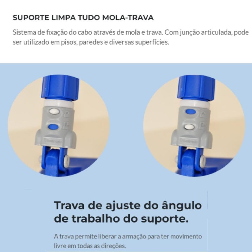 Suporte Lt Limpa Tudo Euro Bralimpia Mvse301 23 X 10 Cm — imagem 2 de 2