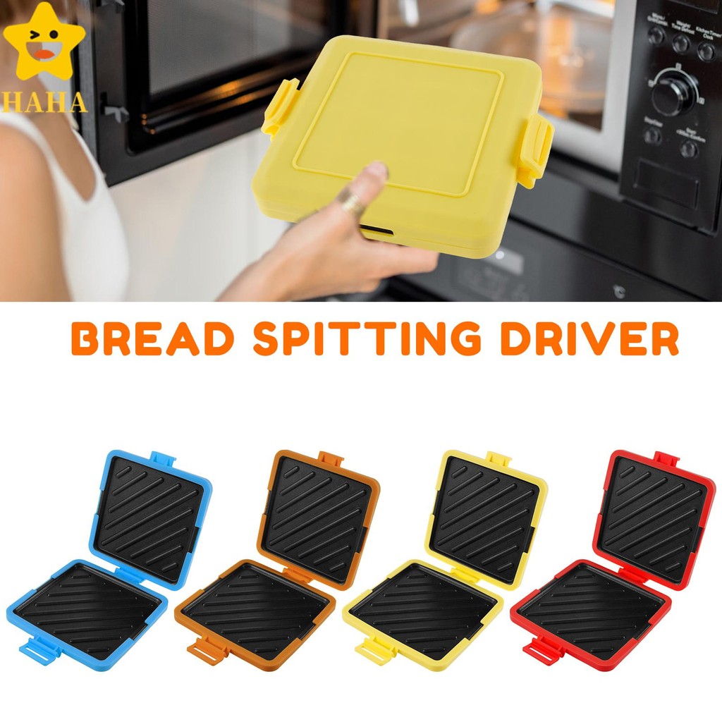 Sanduicheira Toastie De Micro-Ondas Com Alças De Silicone Ajustáveis Máquina De Torradas Sem Fio Placa Antiaderente Tecn