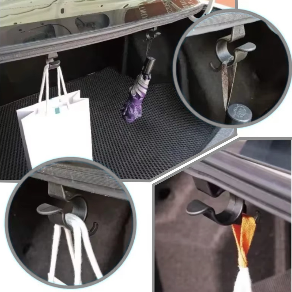 Kit 2 Ganchos Suporte Guarda-chuva Porta-Mala Organizador