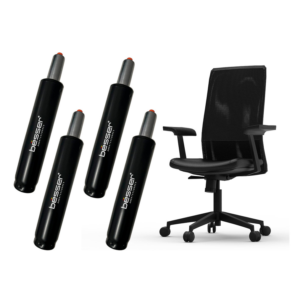 Pistão Gás Coluna Universal Cadeira Reforçada Classe-3 420n Kit Amortecedor Cadeira Classe 3
