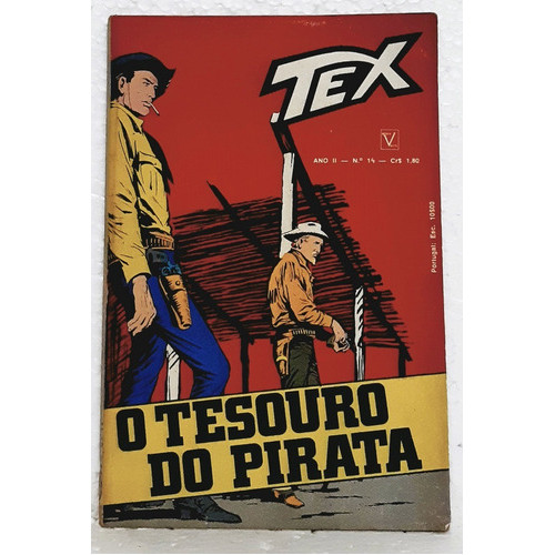 Hq Gibi Tex N° 14 - 1ª Serie - Vecchi - 1972 - O Tesouro Do Pirata - Faroeste / Velho Oeste