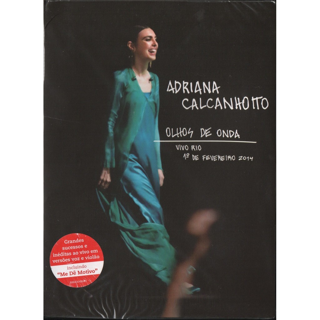Adriana Calcanhotto DVD Olhos De Onda Digipack