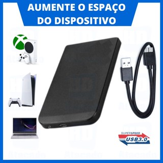 HD Externo 2TB USB 3.0 SSD Portátil de Xbox, PS5, Console, PC - NF e Garantia em Oferta na Shopee