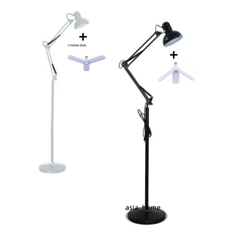 KIT Luminária de chao Artigulada + Lampada Pétala 45w Super Branca Manicure