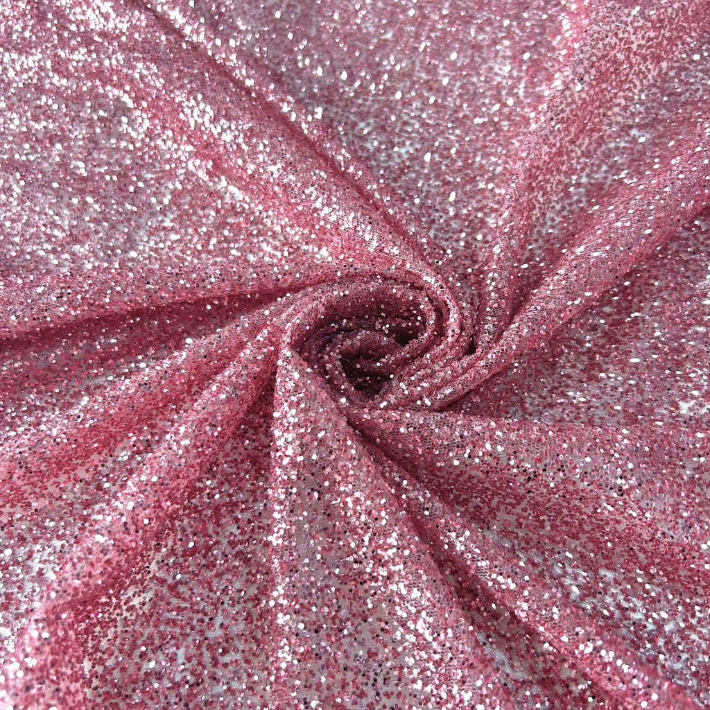TULE EXPLOSÃO C/GLITTER | ROSA BEBÊ