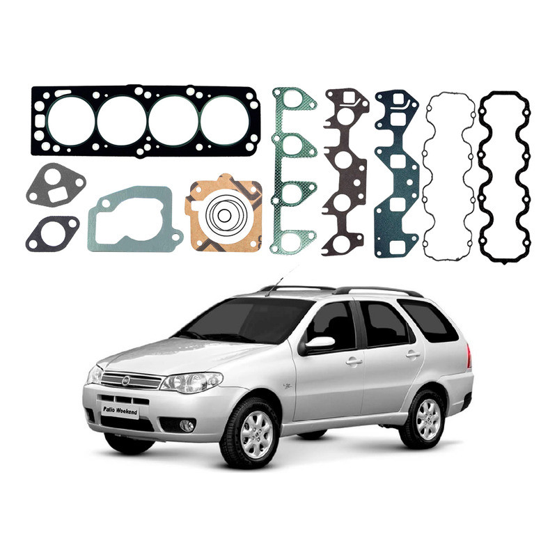 Jogo Junta Cabeçote Sabo Palio Weekend 1.8 Gm 2005 A 2010 - Spare Parts and Accessories for Vehicles