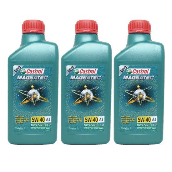 Kit de Óleo Platinum 2012 - 2015 Castrol Magnatec 5w40 A3/B4 Stop-Start