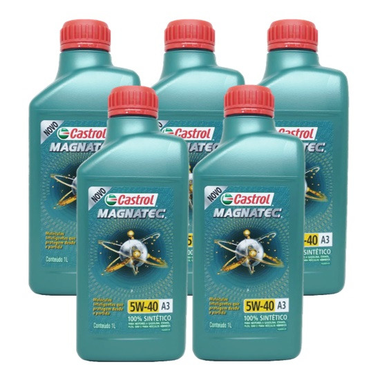 Kit de Óleo March 2012/ 2014/ 2015 1.0 Castrol Magnatec 5w40 A3/B4 Stop-Start