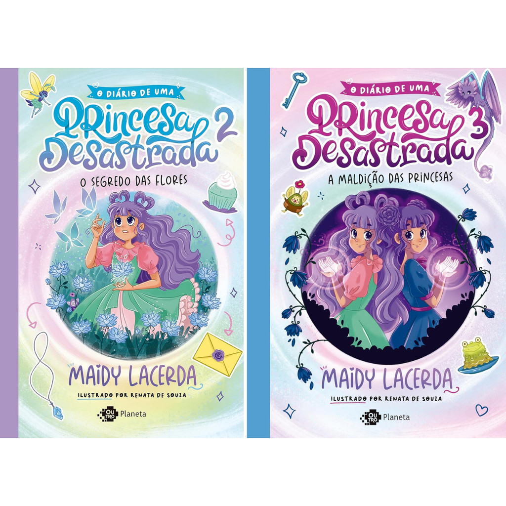 Kit Livros O Diário De Uma Princesa Desastrada Volume 2 E 3 - Maidy Lacerda
