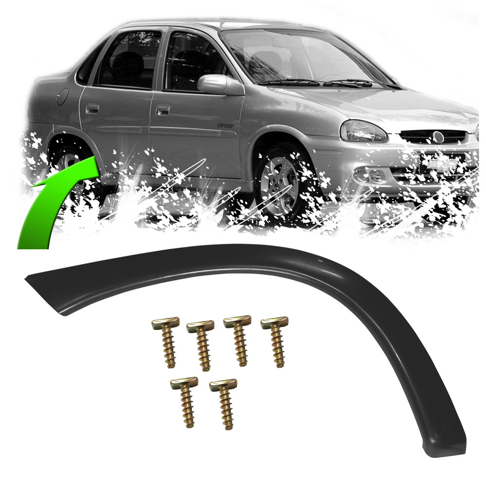 Acabamento Para-lama Corsa Sedan/classic 96/09 - Traseiro E