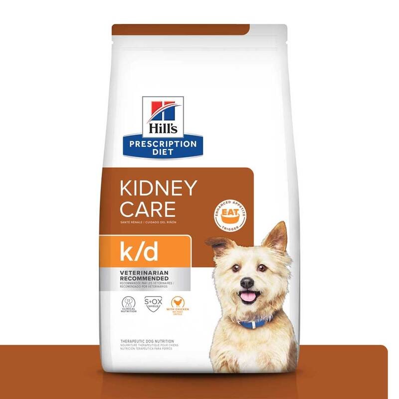 RAÇÃO HILLS PRESCRIPTION DIET KD CÃES ADULTOS CUIDADO RENAL 3.8 KG