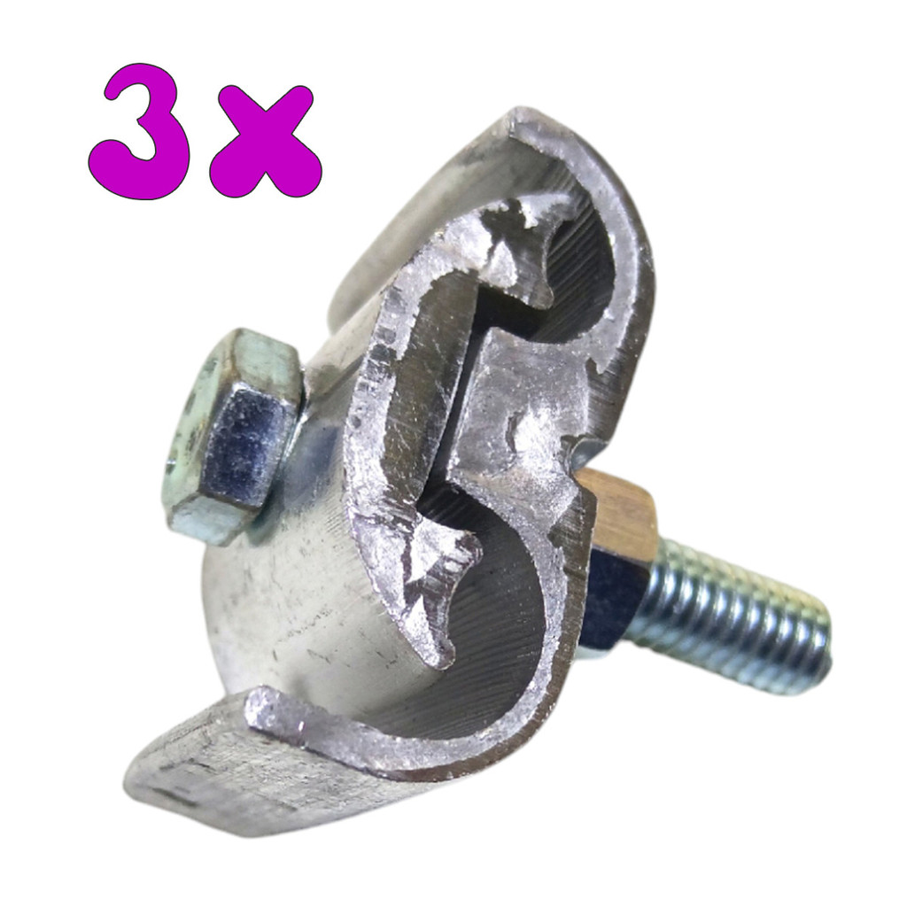 Kit 3 Conector Paralelo Bimetálico Tapit 10 à 70 para Conexão de Cabo Simples em Oferta na Shopee