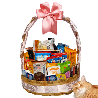 Cesta De Cafe Da Manhã 40 Itens Presente Aniversario Dia das em Oferta na Shopee