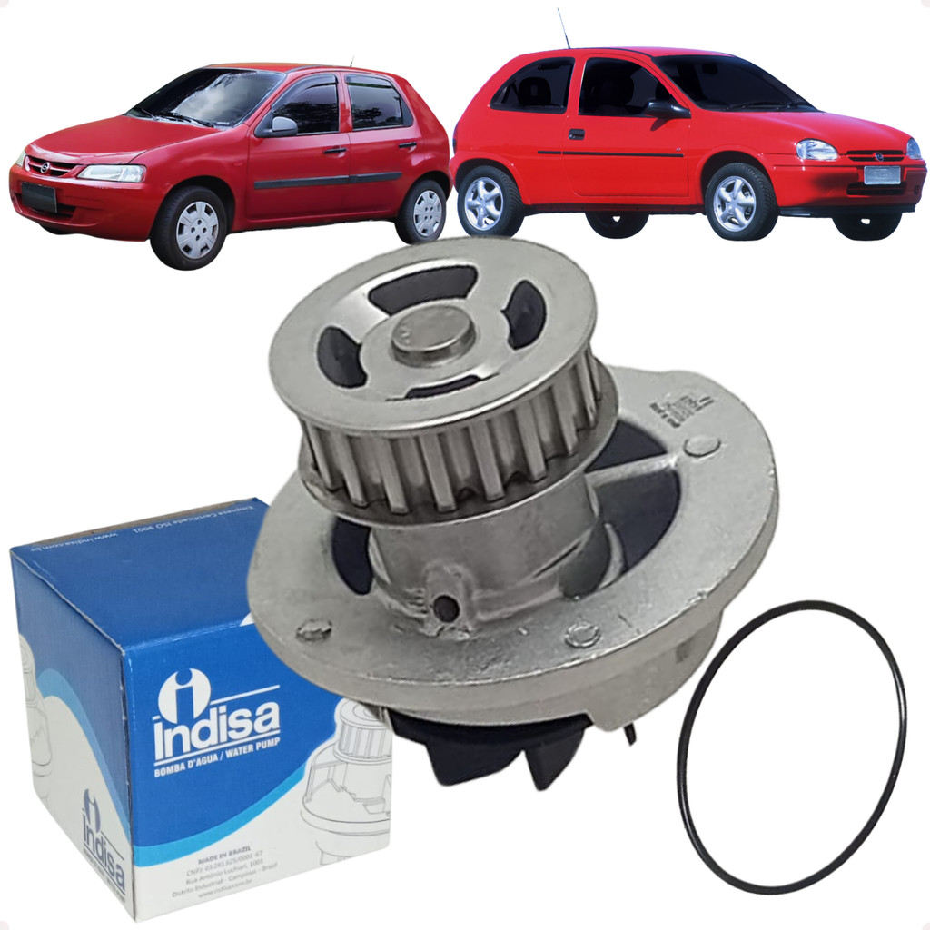 Bomba Água Corsa Celta 1.0 1.4 1.6 8v EFI MPFI 1994 1995 1996 1997 1998 1999 2000 2001 em Oferta na Shopee