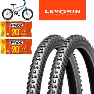 Pneu Bicicleta Aro 20 Levorin Excess 20 x 1.75 Pneu Bike MTB em Oferta na Shopee