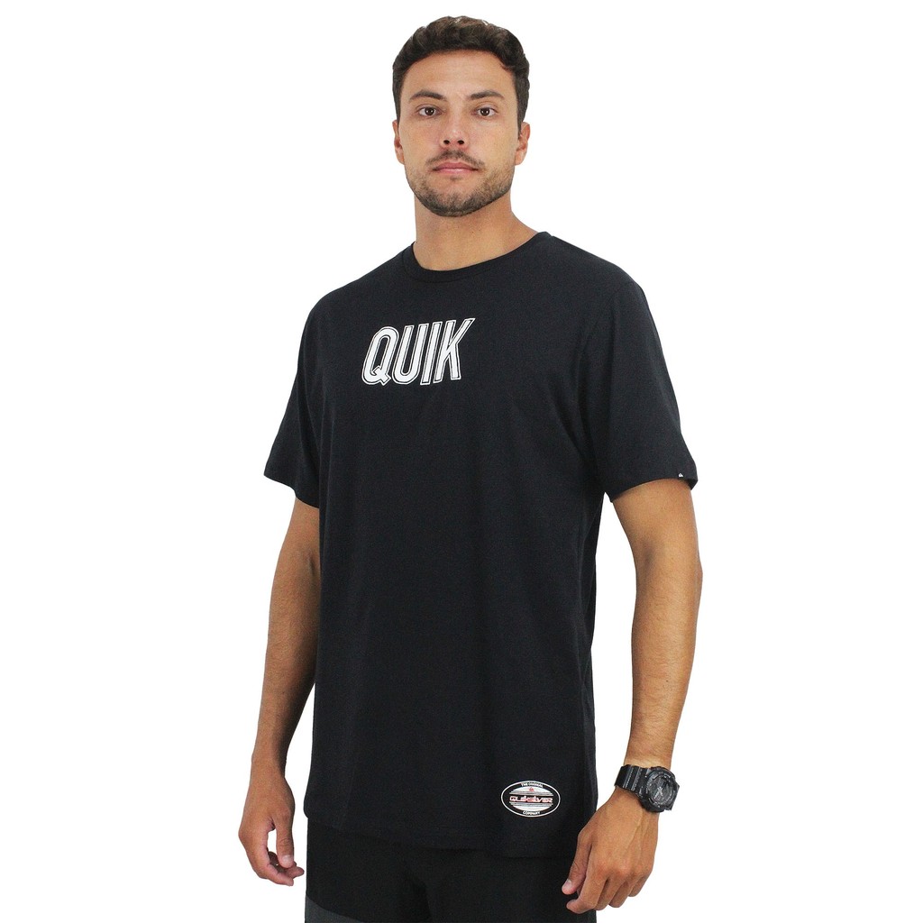 Camiseta Quiksilver Emb Quik Outdoor Black