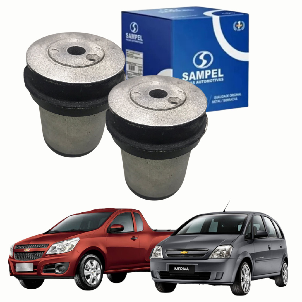 Par bucha eixo traseiro Montana Meriva Zafira Sampel