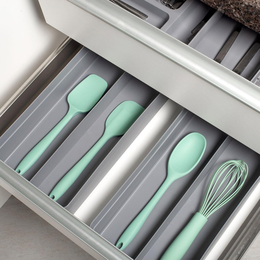 Organizador de gavetas Ou 2 divisórias Linha Logic em Oferta na Shopee