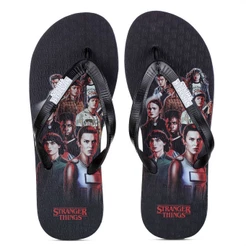 Chinelo Netflix Stranger Things Team Preto - Masculino