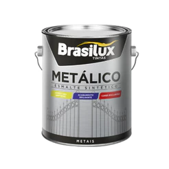 Tinta Esmalte Sintético Metálico Várias Cores 0,9L Brasilux