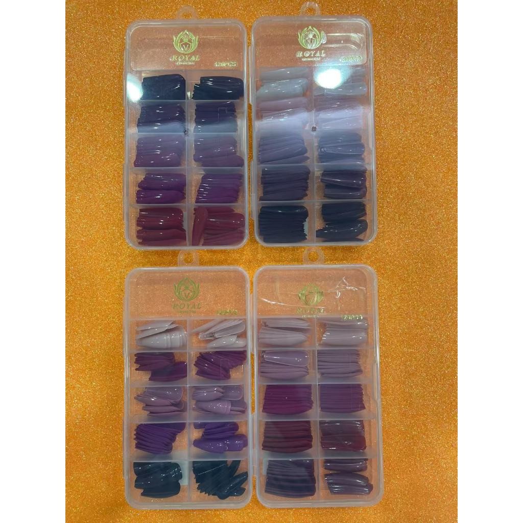 Unhas postiças de gel realistas 120 peças em Oferta na Shopee