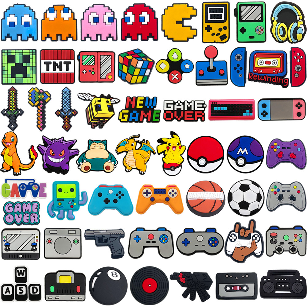 Jogo Menino Série Coleção Sapato Encantos Sandálias Pingente Botão Original Tamanco Pinos Sapatos Decoração Presentes Pa