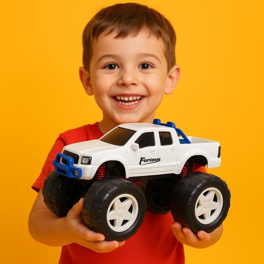 Carrinho Furious Pick-up Caminhonete Brinquedo Infantil Off Road