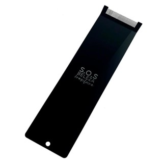 Plaquete Dentada de Acrílico Mechas e Luzes 11x40cm - FUMÊ em Oferta na Shopee