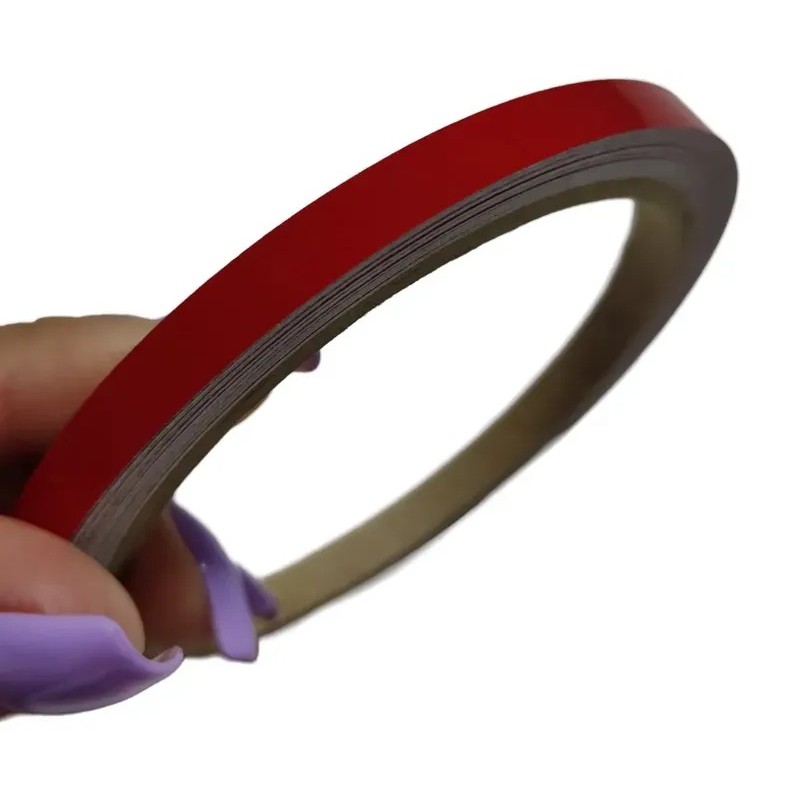 Friso De Roda Adesivo Refletivo Carro E Moto Honda Yamaha Suzuki  Vermelho