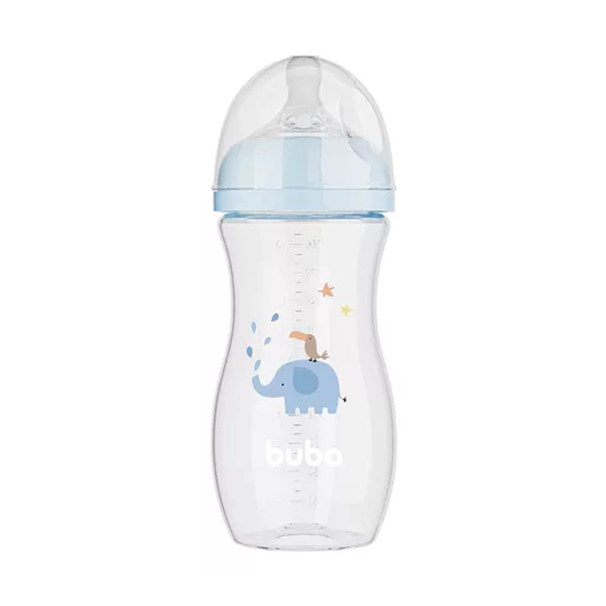 Mamadeira Buba Easy Flow Bico Tamanho 2 Elefante 270ml em Oferta na Shopee