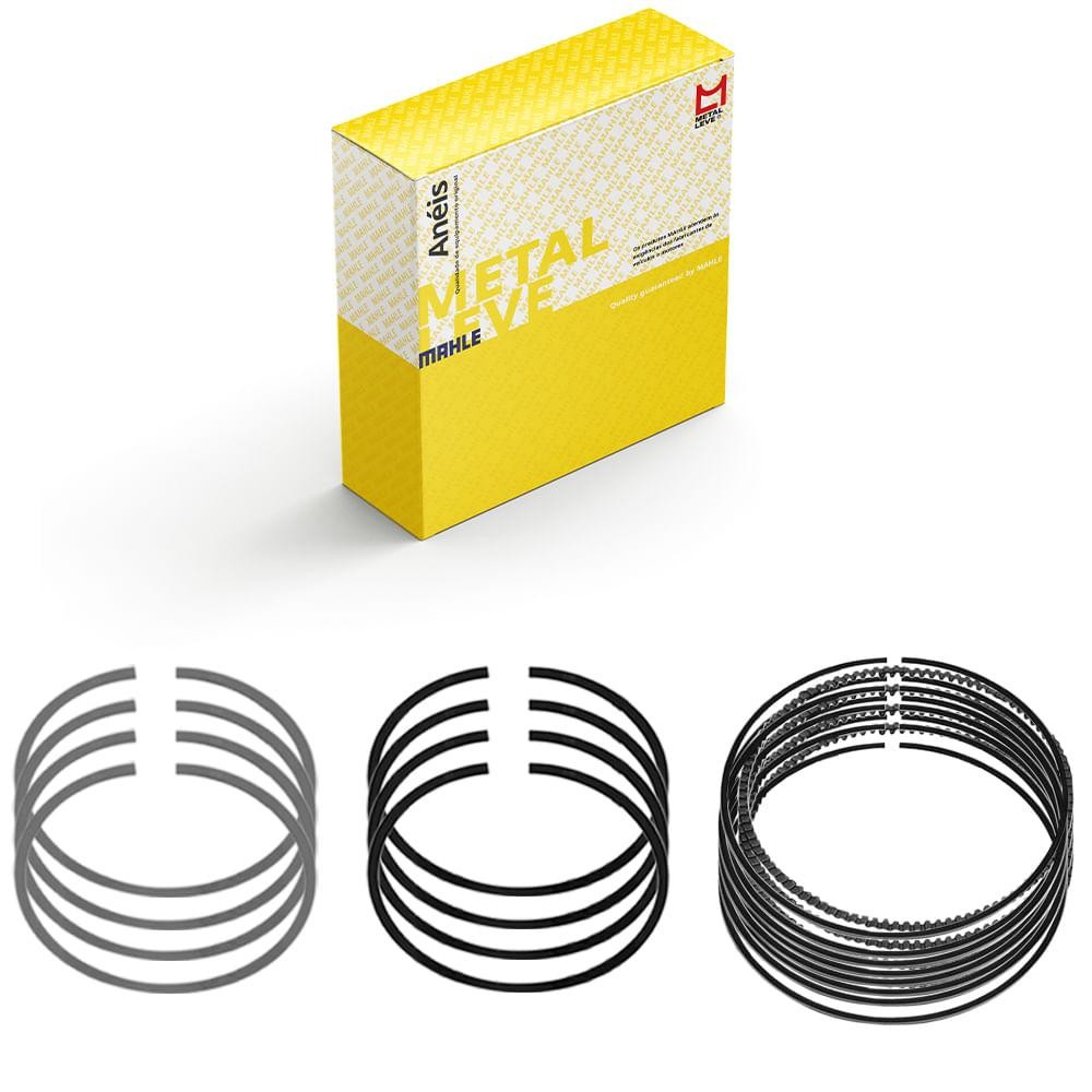 Jogo Anel Segmento Fiat 1.0 Fire Metal Leve STA7508