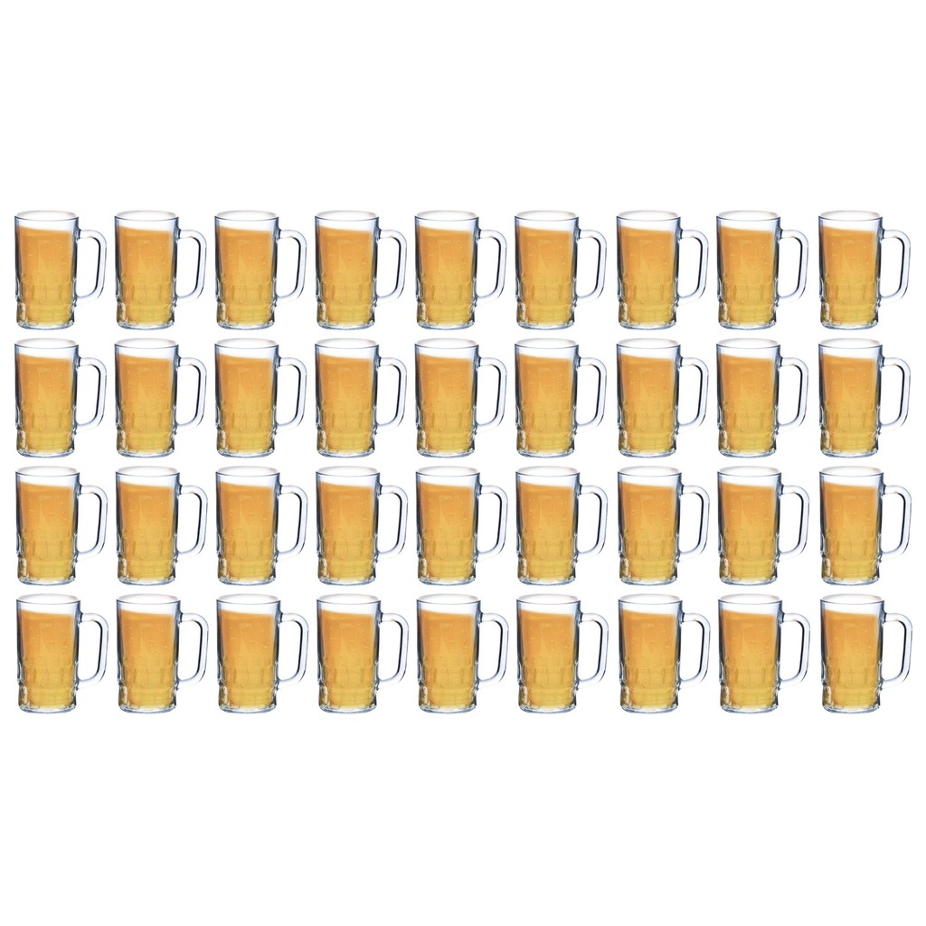 Kit 36 Caneca Chopp De Vidro 330ml Bar Restaurante Cerveja Design Elegante Versátil Prático em Oferta na Shopee